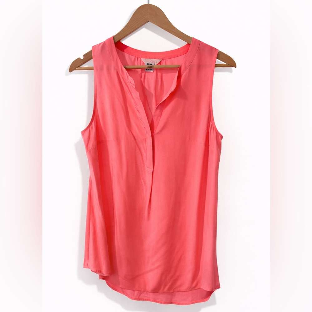 Lilly Pulitzer Coral Pink Sleeveless Top - Size Small
